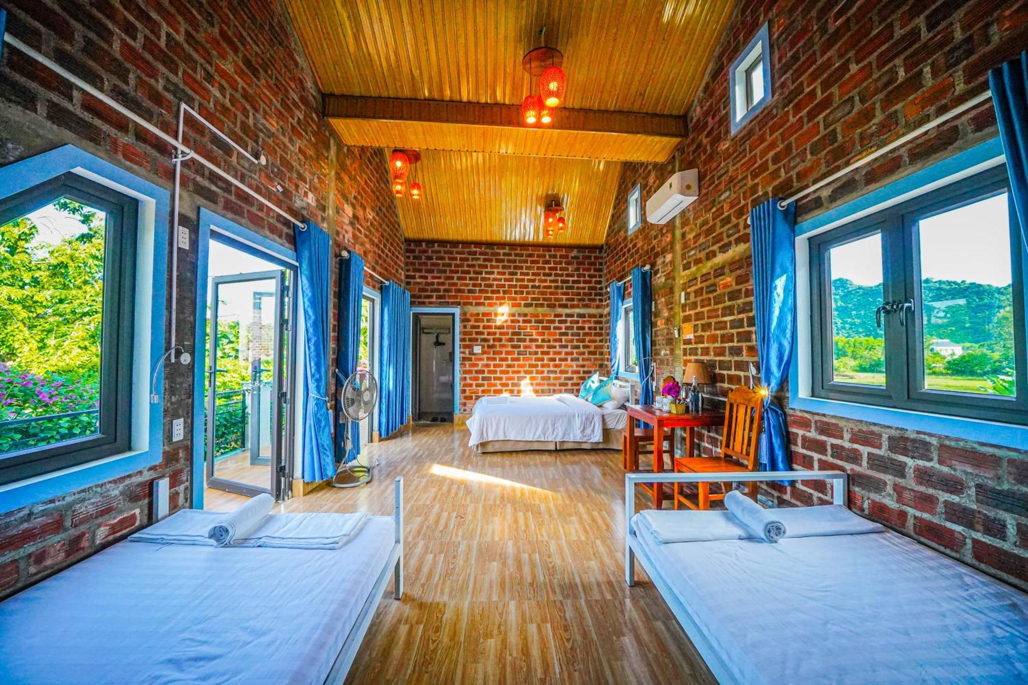 An An Homestay Bungalow فونغ نها الغرفة الصورة