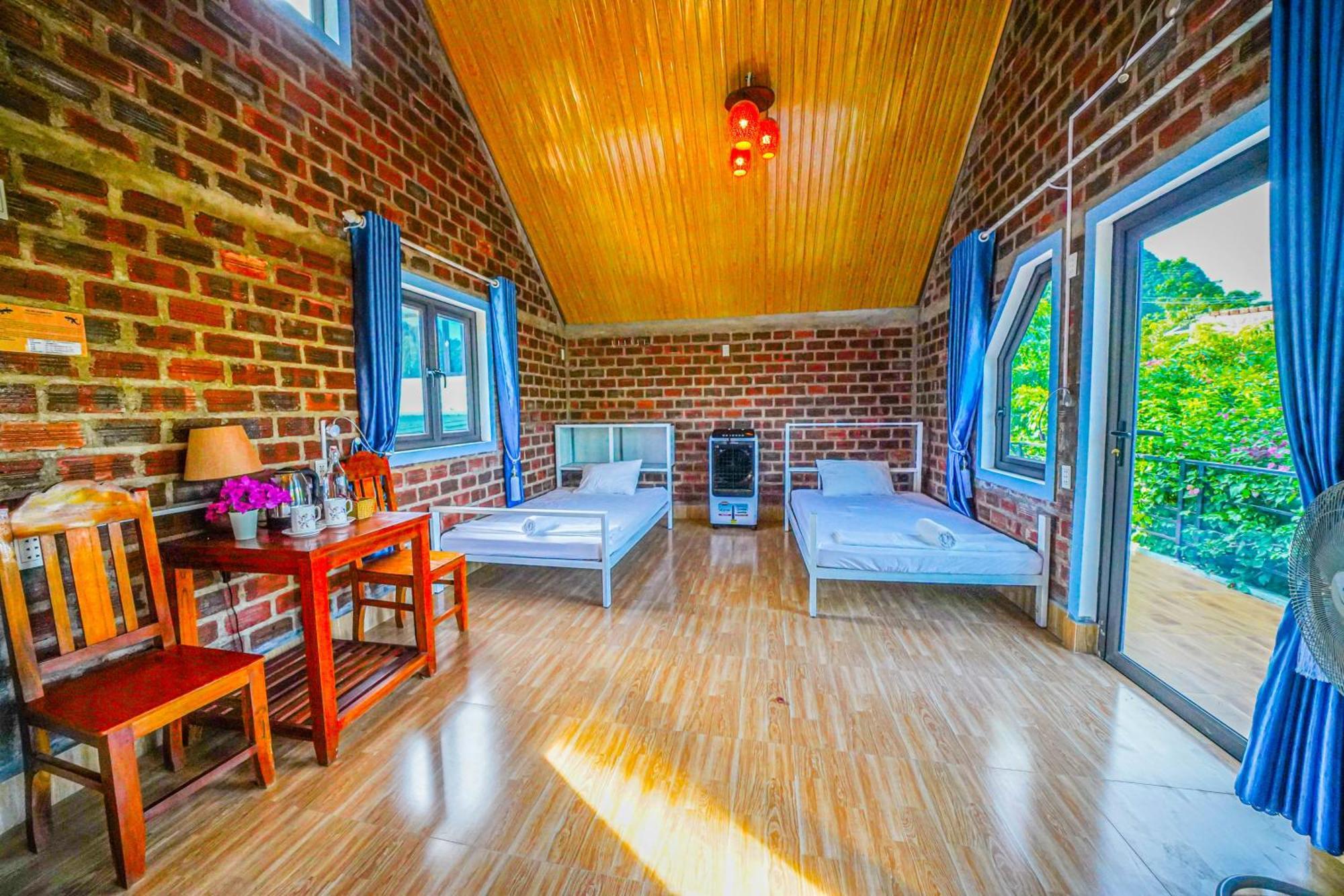 An An Homestay Bungalow فونغ نها الغرفة الصورة